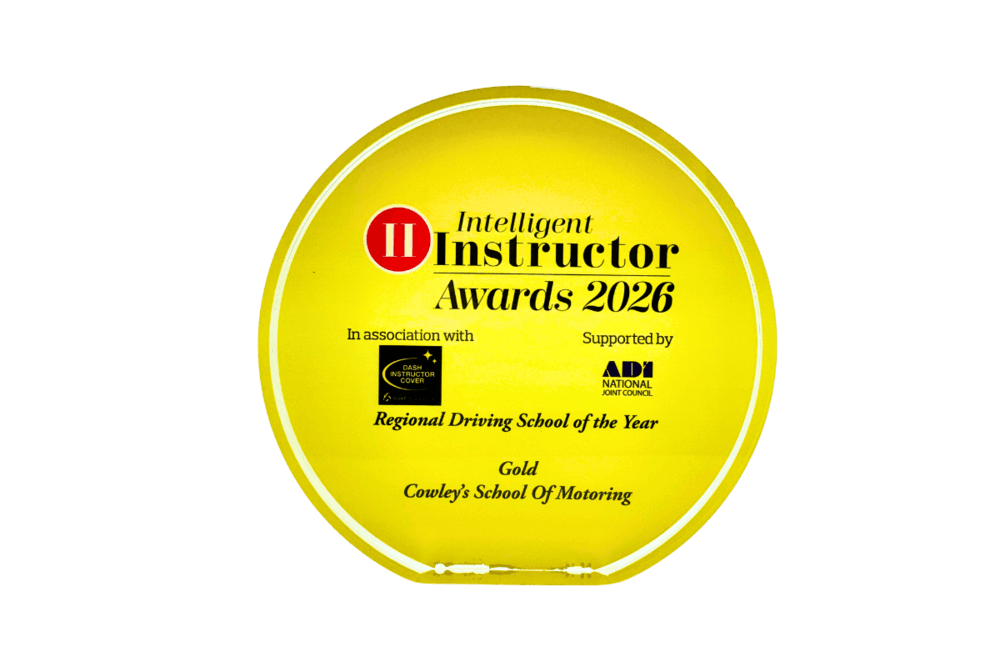 Intelligent Instructor Awards — Gold, Regional Driving School of the Year, Cowley's School of Motoring
