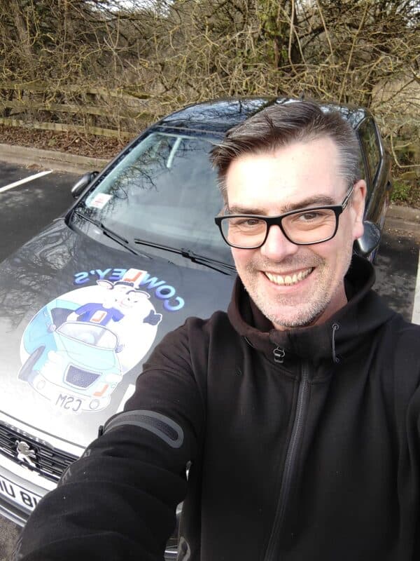 Andy — driving instructor at Cowley's School of Motoring