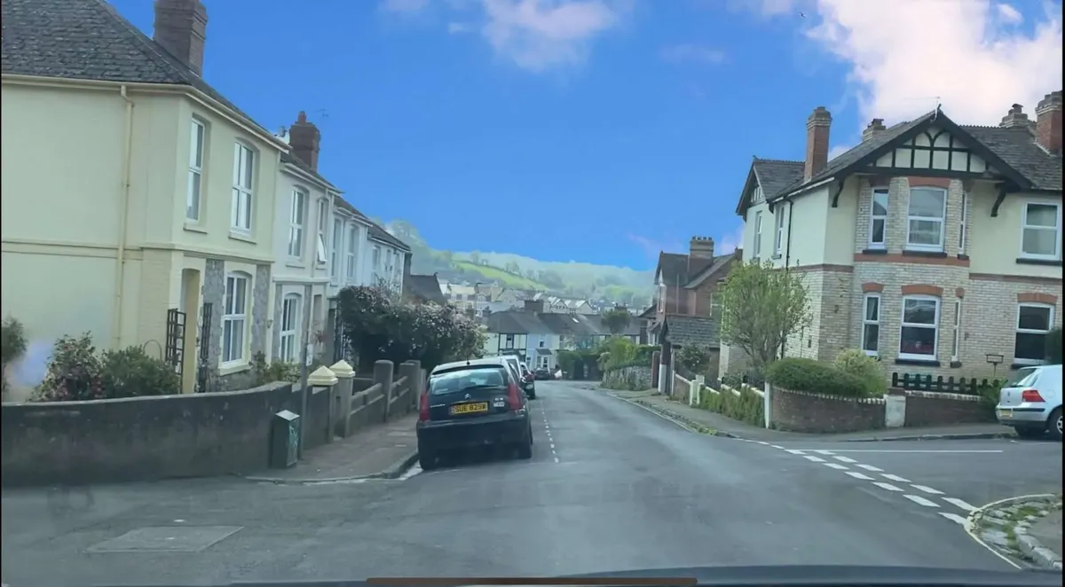 Meeting oncoming traffic with parked cars on your side of the road